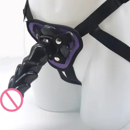 Lesbian Sex Toy Deer Horn Plastic Dildo with Pants Animal Penis with Belt Strapon Dildo for Women
