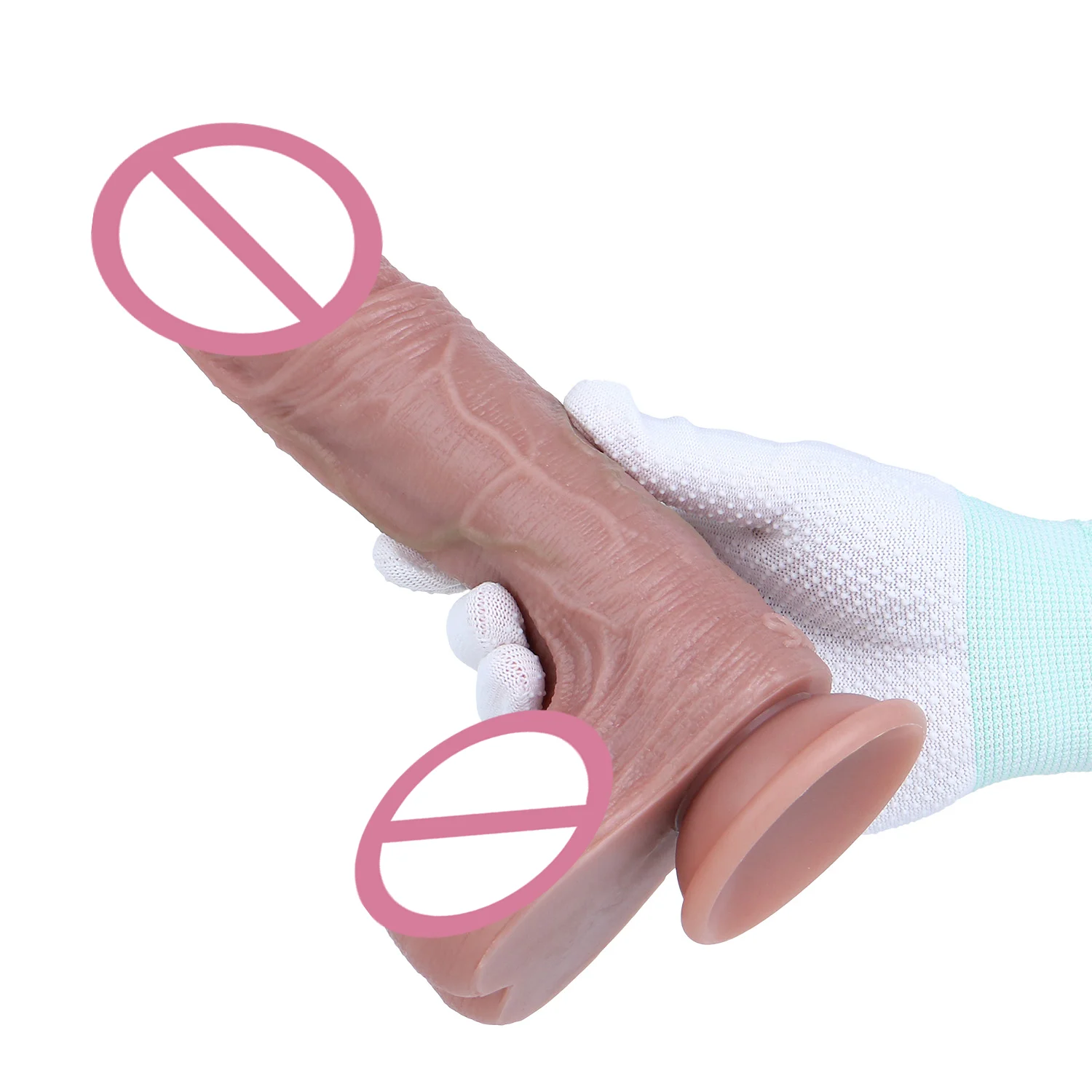 Silicone Realistic Squirting Penis Skin-Like Texture Removable Design Ultra-Realistic 18+ Adult Toy Strong Suction