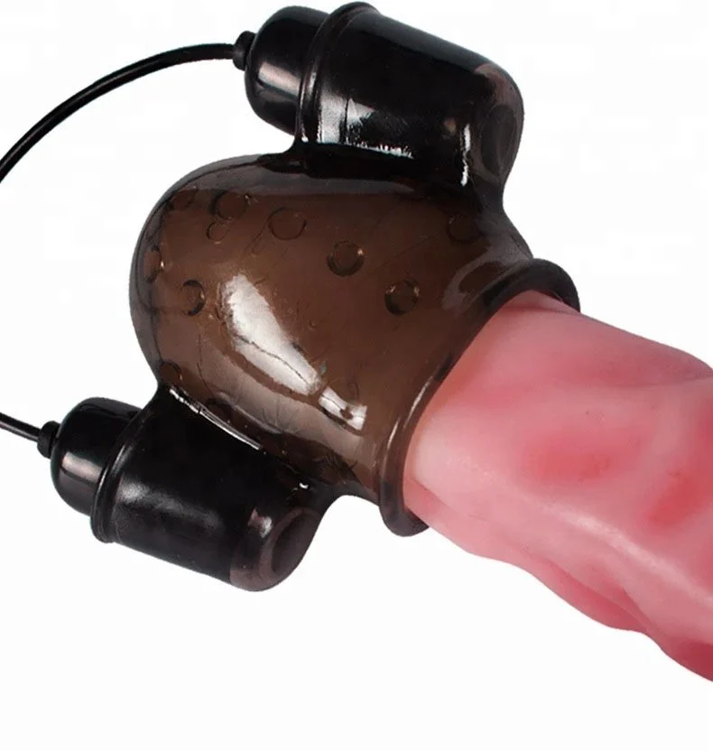 Male Sexual Ability Training Masturbator Delayed Ejaculation Vibrating Glans Penis Sleeve