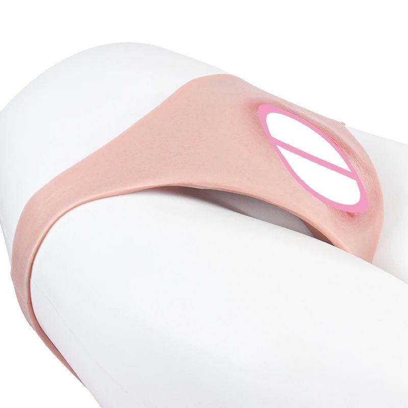 Realistic Silicone Panties Gays Pussy Pants Sexy Insertable Vagina Form Crossdresser Transgender Shemale Drag Queen Cosplay