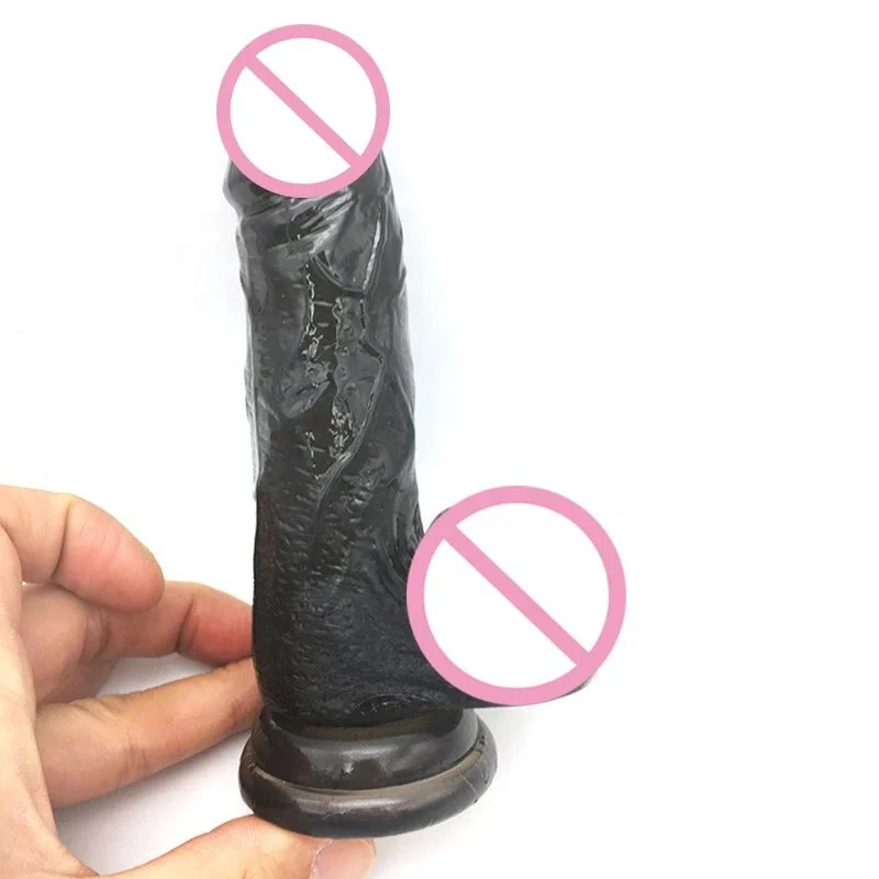 Multi Colorful Artificial Huge Big Penis Women Toys Sex Adult Silicone Realistic Dildo with Suction Cup