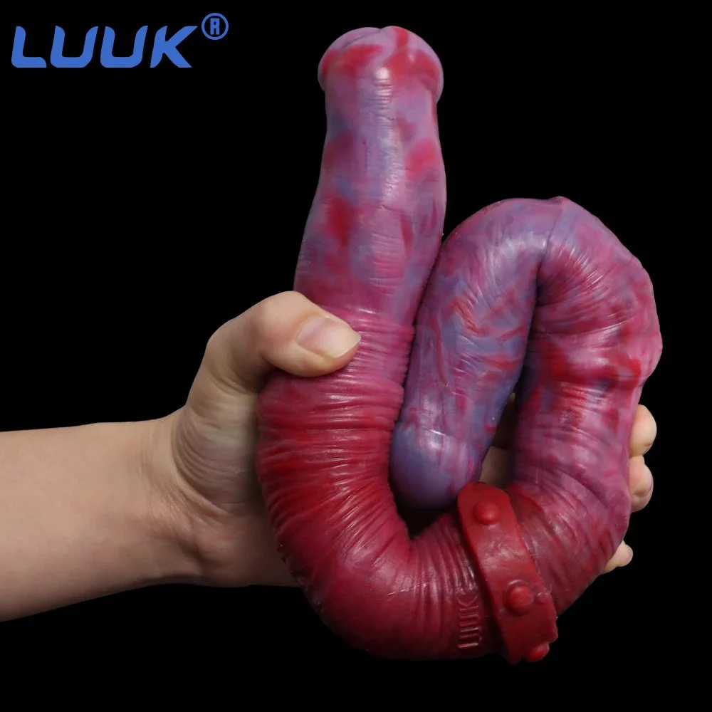Lesbian Rubber Rod Long Penis Vaginal Anal Plug Realistic Double Dildos for Women Sex Toys