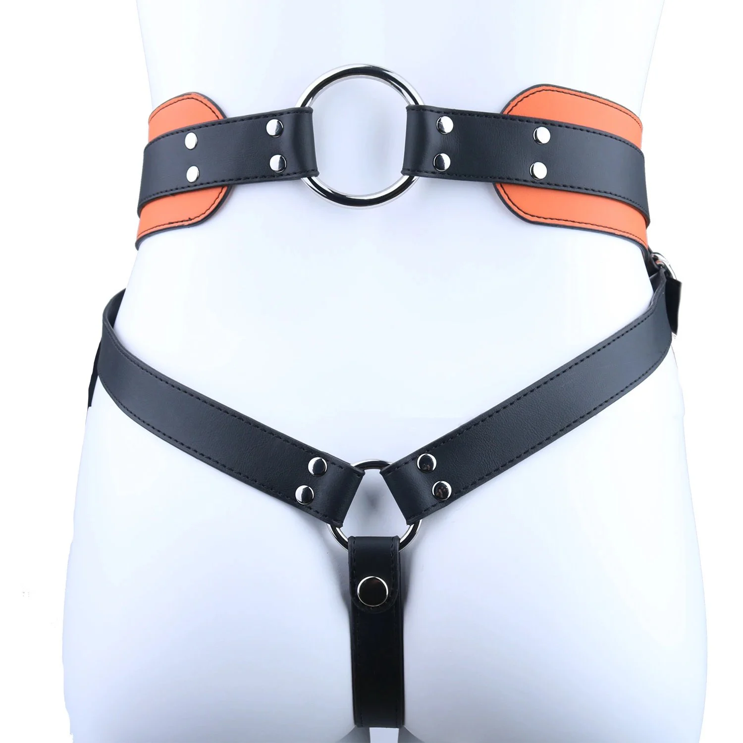 Leather Restraint Straps for Securing Penises and Male Chastity Devices Available in Four Colors and Four Sizes Adjustable