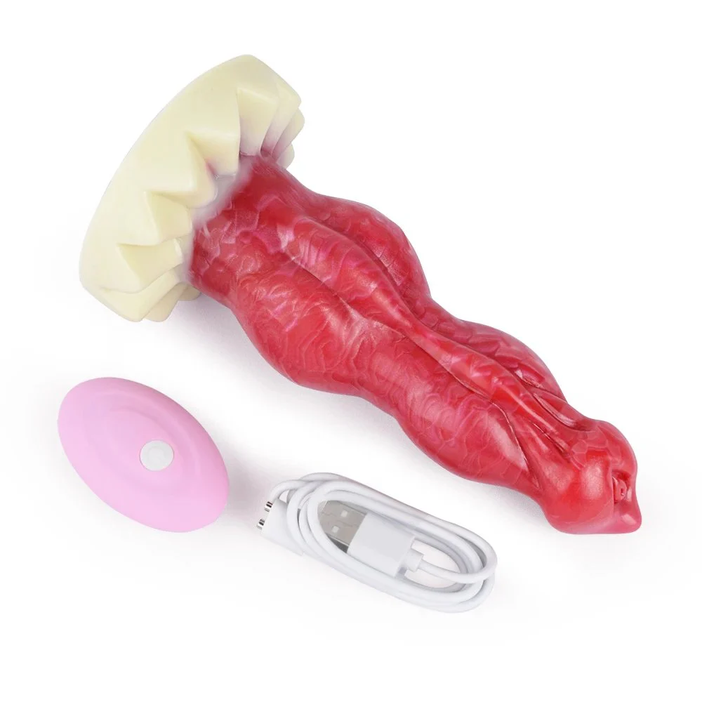 Monster Dildo Vibrator Silicone Penis Alien Dildos Vibrating Remote Control Vibrators for Women Heating