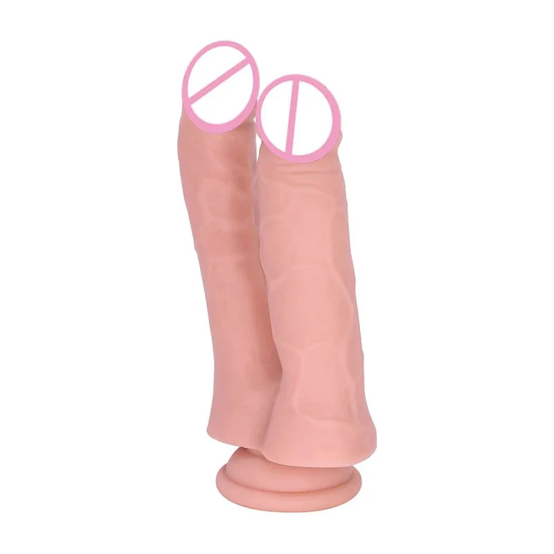 Silicone Big Huge Penis Stimulation Anal Vaginal Women Lesbian Sex Toys Double Penetration Dildo With Suction Cup