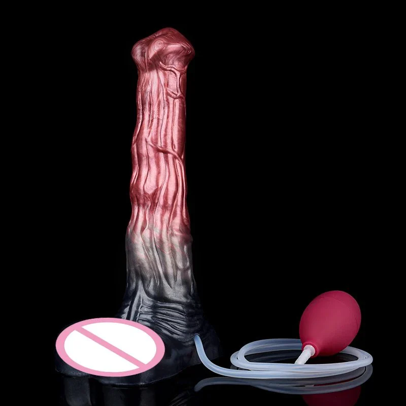 Long Anal Plug Horse Ejaculation Dildo Female alien Cock Squirting Animal Penis With Suction Cup Dildos Women Sexy Toys
