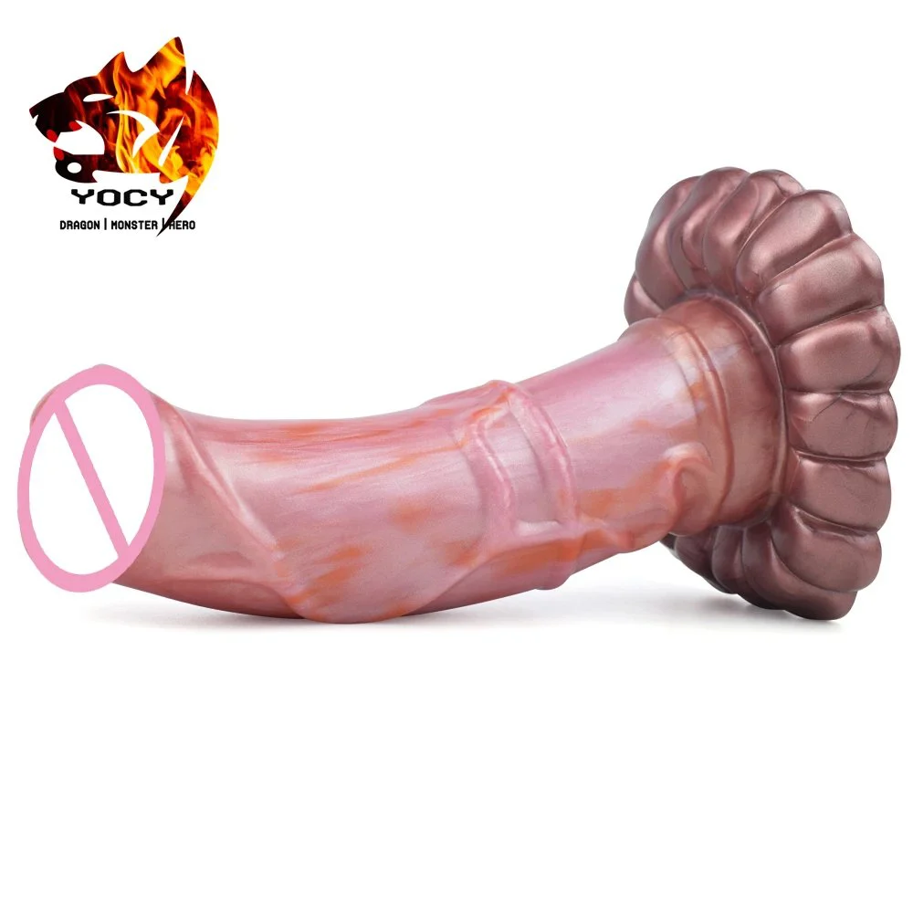 Silicone Cock Elephant Nose Vagina Dildo Soft Rubber Penis Anal Plug Sex Toy for Women Men