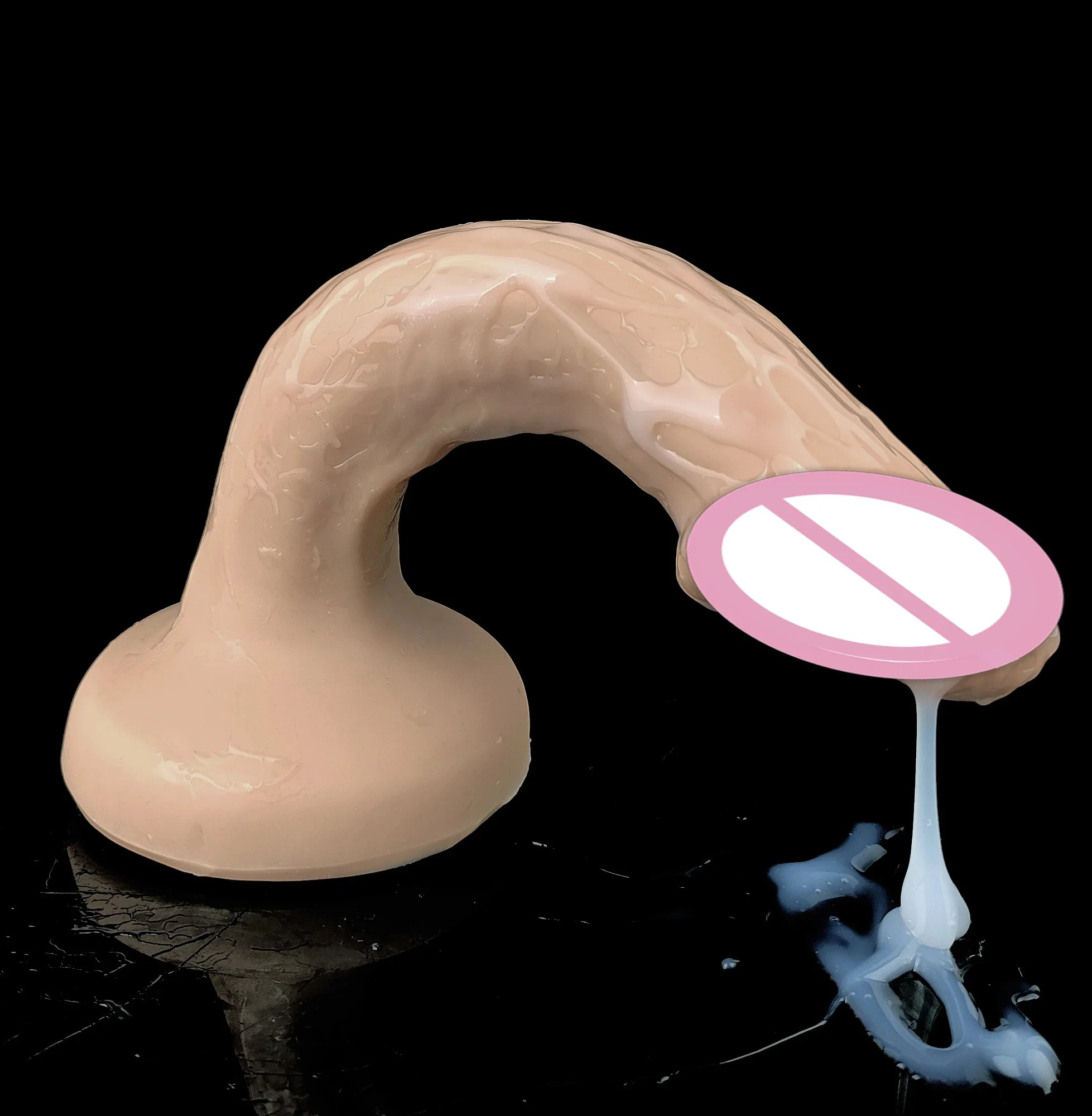 Soft Silicone Cock Penis Realistic Bendable Dildo Metal Keel Fantasy Anal Plug Dildo for Women Vaginal