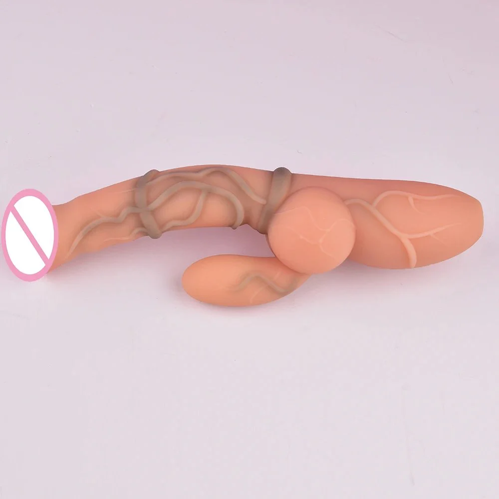 Silicone Fully Covered alien Cock Simulated Animal Dildo Vibrating Heated Penis Anal Plug Clitoris Stimulation Vibrator Sex Toy