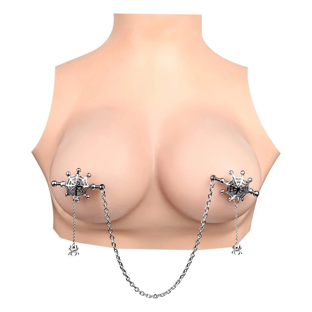 Spider Nipple Clamp Leather Bondage BDSM Metal Nipple Clamp Stimulate Breasts Couples Flirting Toys Cosplay Sex Toys