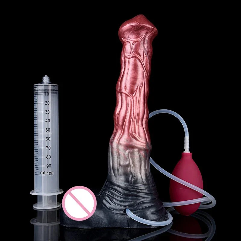 Long Anal Plug Horse Ejaculation Dildo Female alien Cock Squirting Animal Penis With Suction Cup Dildos Women Sexy Toys