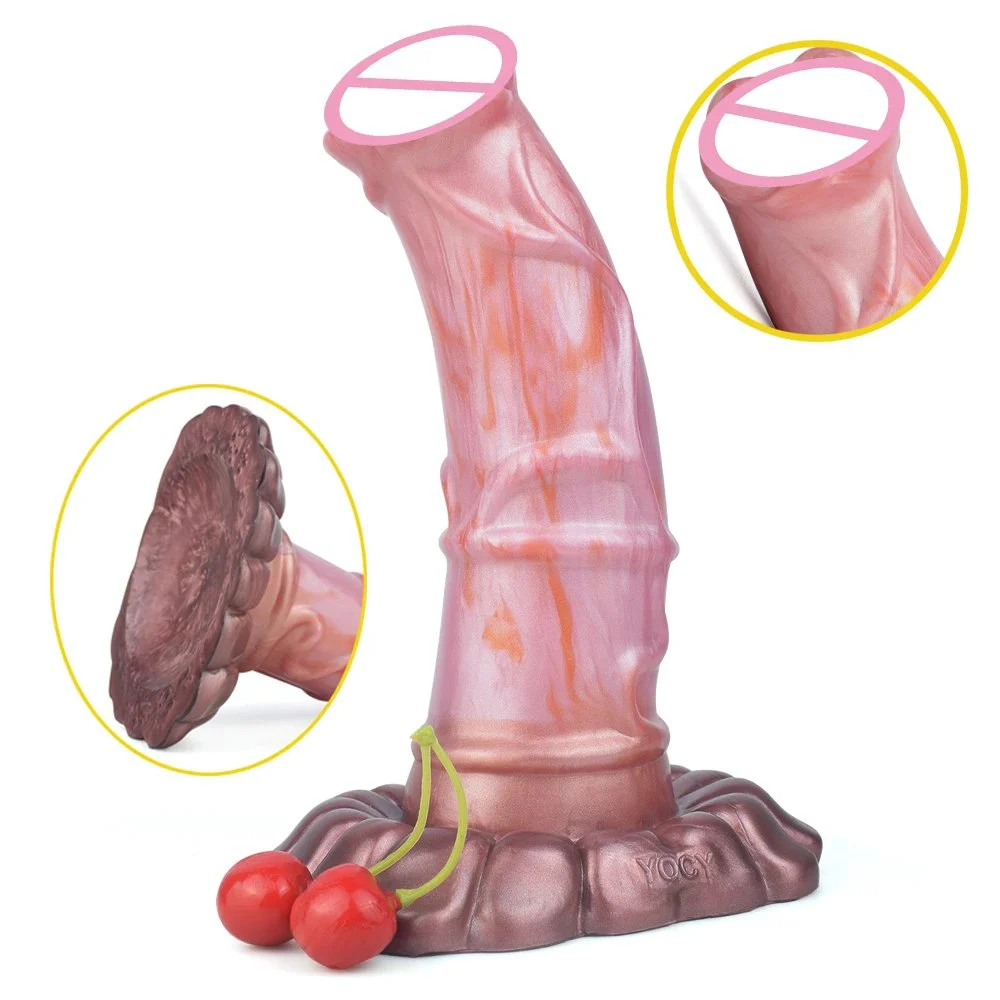 Silicone Cock Elephant Nose Vagina Dildo Soft Rubber Penis Anal Plug Sex Toy for Women Men