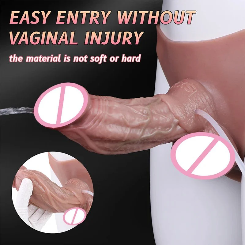 Squirting Pants for Couples to Increase the Interest of Sex Toys Can Simulate the Squirting of the Phallus Leather Pants