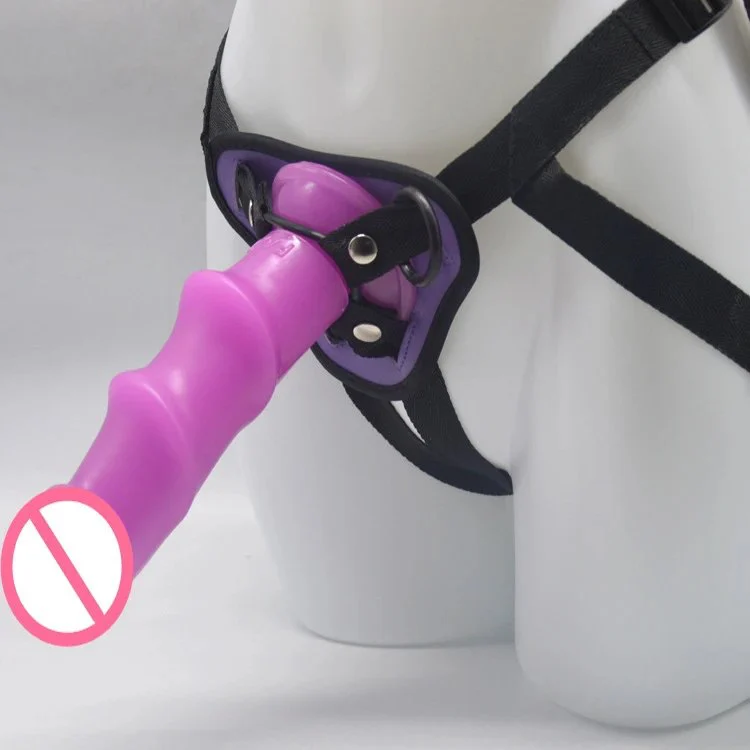Lesbian Sex Toy Plastic Dildo with Pants Dildo Pants Penis with Belt Dildo Harness for Women