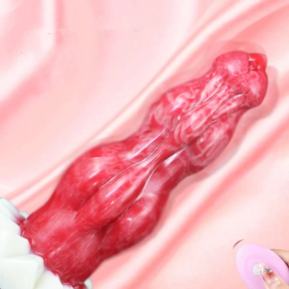 Monster Dildo Vibrator Silicone Penis Alien Dildos Vibrating Remote Control Vibrators for Women Heating