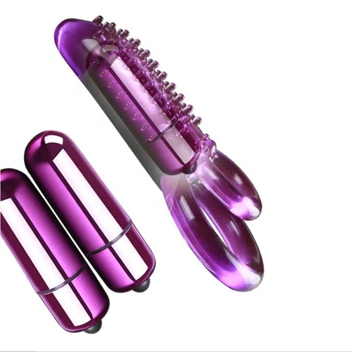 Reusable Adult TPE Penis Ring Dildo Vibrating Toy Delay Ejaculation