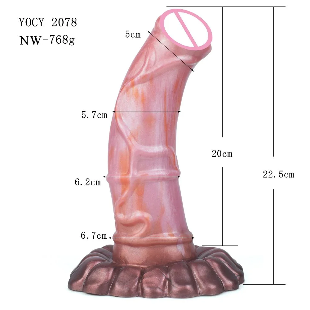 Silicone Cock Elephant Nose Vagina Dildo Soft Rubber Penis Anal Plug Sex Toy for Women Men
