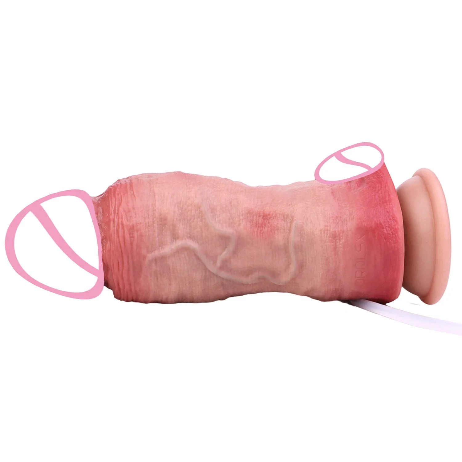 Silicone Squirting Dildo a Realistic-Feeling Sex Toy Suction Cup Dildo Masturbation Product Designed for Women