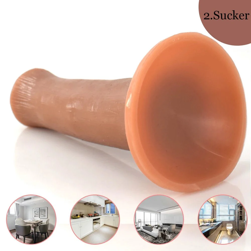 Skin Feeling Real Touch Double Layer Dual Density Sexy Silicone Dildos-silicon for Men Women