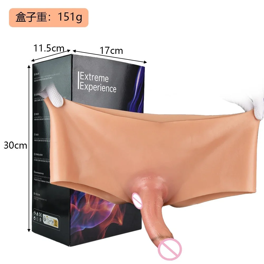 Strap on Dildo for Lesbian Real Skin Feeling Dildo G-spot Ultra Realistic Penis Pants Huge Dildo Sex Toys Men Pouch Penis
