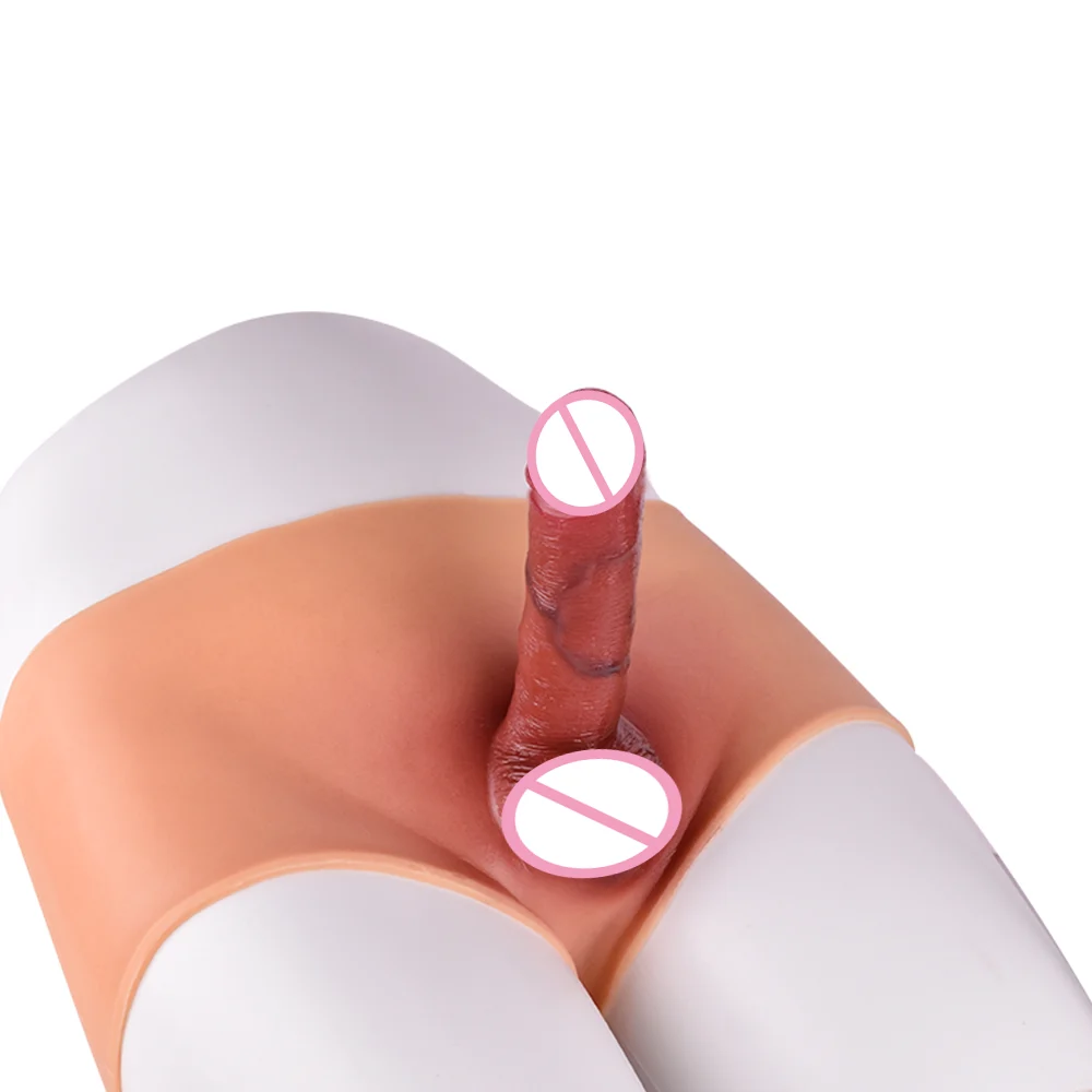 Strap on Dildo for Women Super Soft Wearable Realistic Pants with Dildo, Solid Dildo Waterproof Silicone Penis