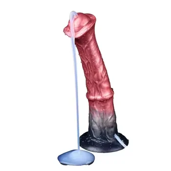 Soft Orgasmic Ejaculation Toy Squirting Cock Horse Dildo Adult Sexual Stimulation Anal Plug Sex Toy for Woman Man Masturbator