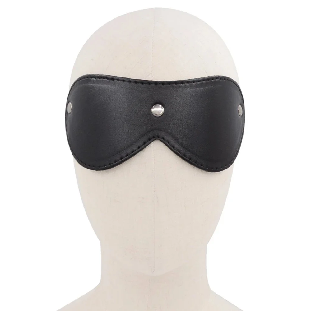 Bondage Leather Eye Mask Role Playing Sexy Eye Patch Adult Product Bondage Elastic Blindfold Mask Other Sex Toy