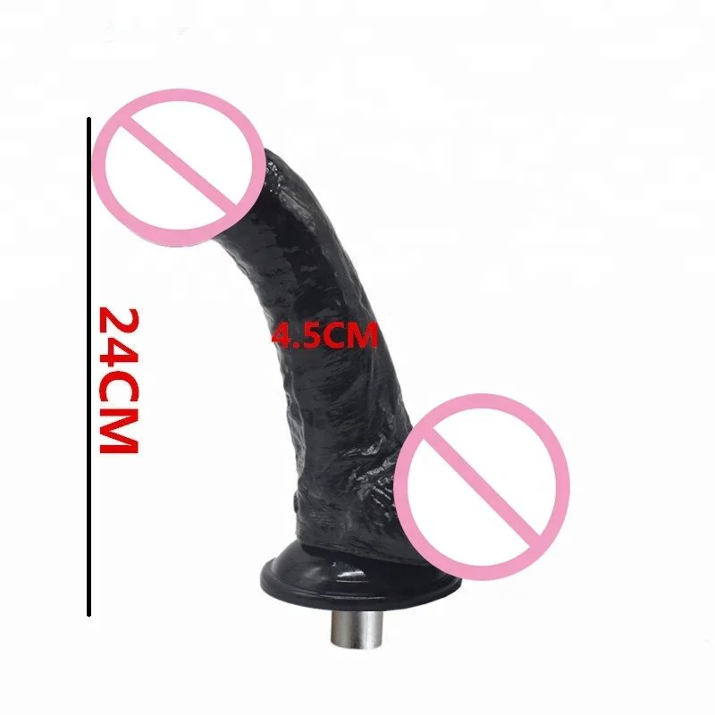Silicone Sex Machine Accessory Realistic Anal Dildo
