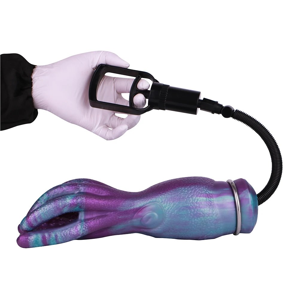 Vacuum Inflatable Pump Aircraft Cup Fantasy Octopus Soft Vaginal Silicone