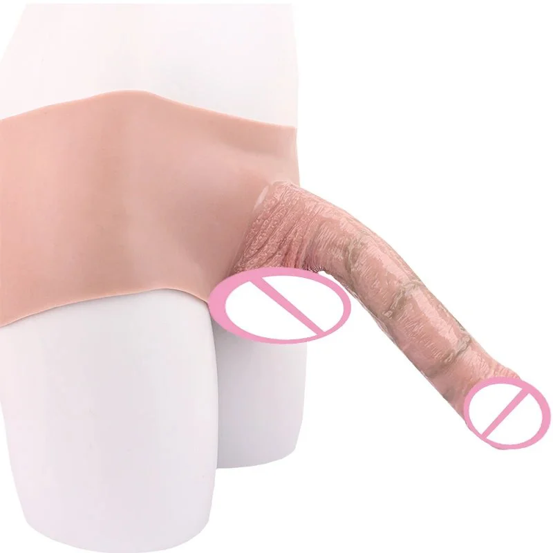 Wearable Penis Sleeve Silicone Strap on Dildo Pants With Hollow Dildo Male Masturbator Sex Toys for Men Delay Ejaculation