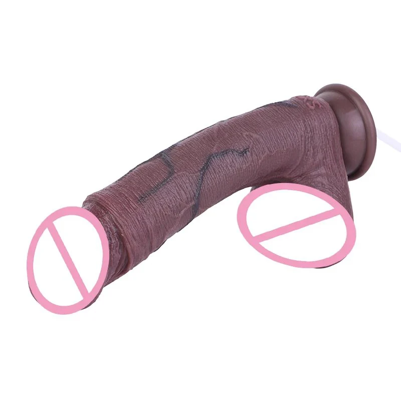 Silicone-based Realistic Male Penis Designed for Women Featuring a Suction Cup and Water-based Lubricant Compatibility