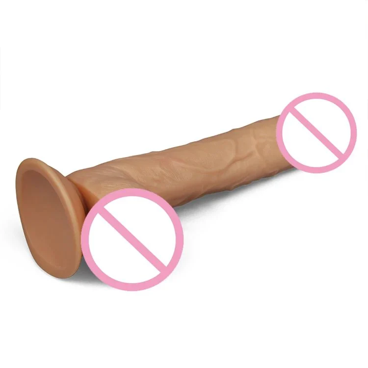 Manual Waterproof Flexible King-Sized Stimulation Thick Realistic Dildo