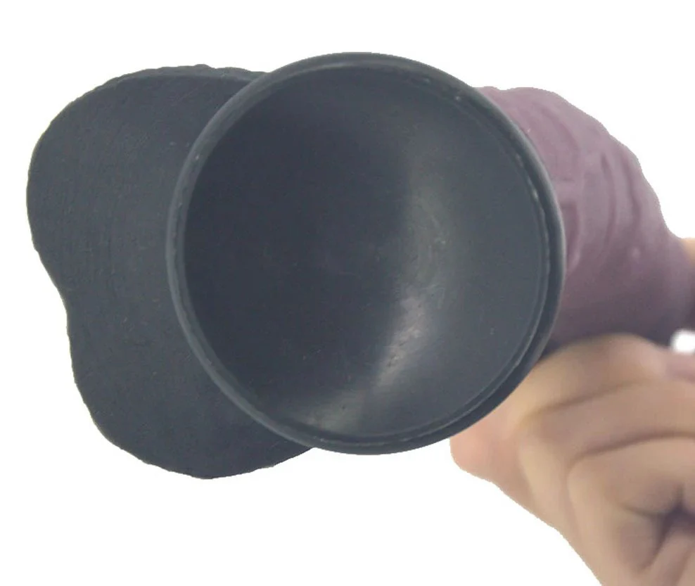 Silicone Sextoy Hardness Inside Soft Outside Dildo with Strong Suction Cup for Female Sample Free