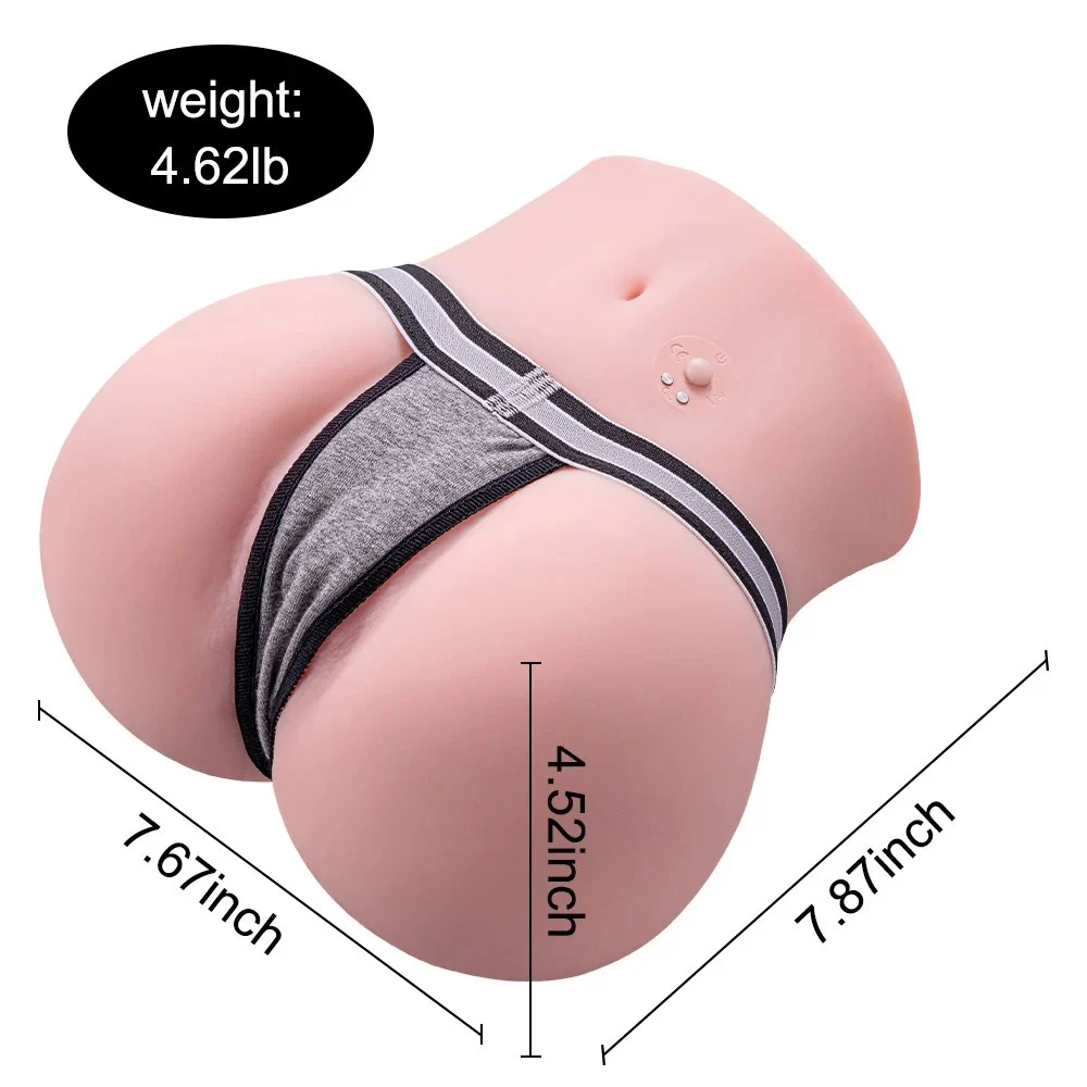 Vibrating Type Male Silicone Sex Toy Soft Sexy Women Pussy Ass Masturbator for Man
