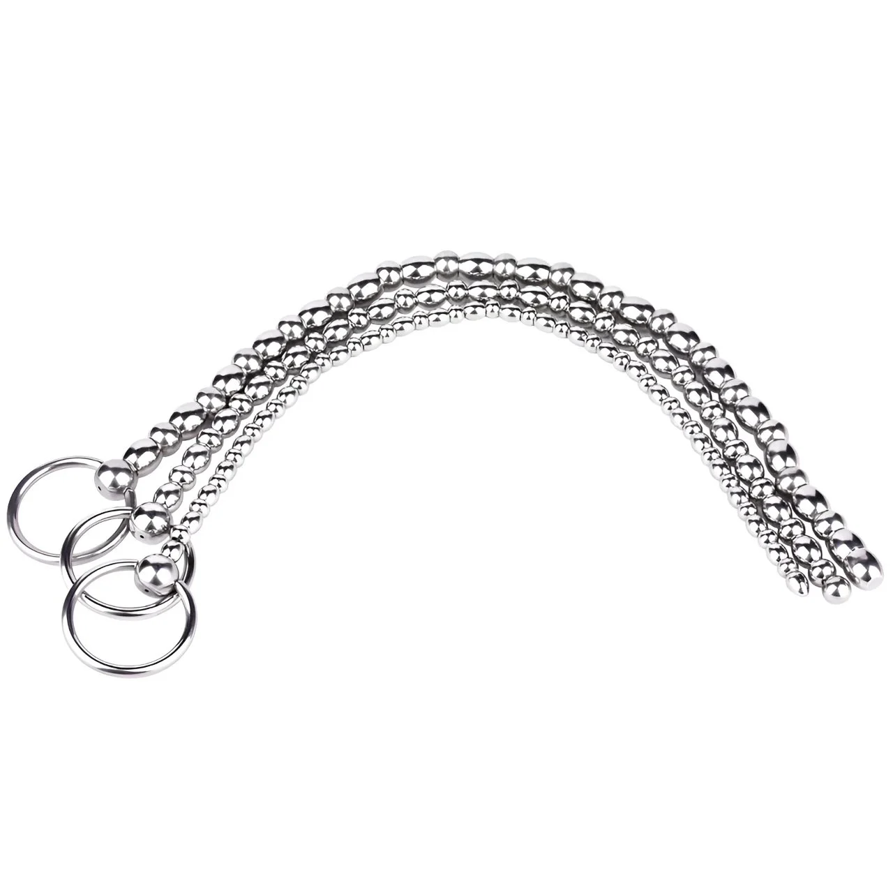 Stainless Steel Prostate Massage Beads Glans Cap Penis Insert Prostate Sex Toy Metal Anus Stimulation Urethral Toy for Men