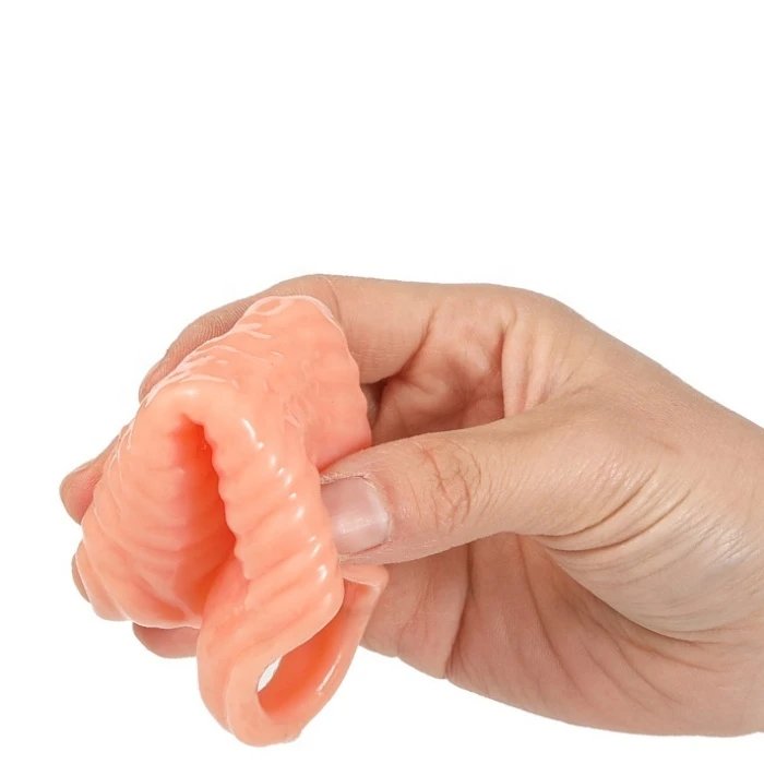Triple Penis Sleeve for Men Twisted Male Sex Toys With Soft Silicone & TPE Material Delay Ejaculation Cock Rings