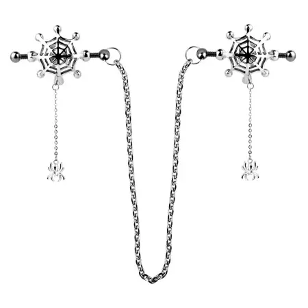 Women Adjustable Nipple Clamps Clit Clips Bondage Sex Toy Piercing Nipple Clamps Christmas