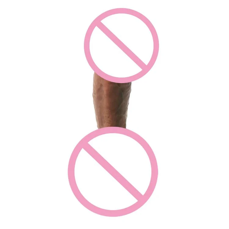 Small Sex Toys Rubber Plastic Silicone Realistic Vibrating Thrusting Dildo for Women
