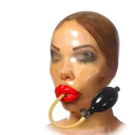 Suffocating Mask Sexy Catsuit Latex Headgear Latex Mask with Zipper Role Play Cosplay Adult BDSM 100% Waterproof
