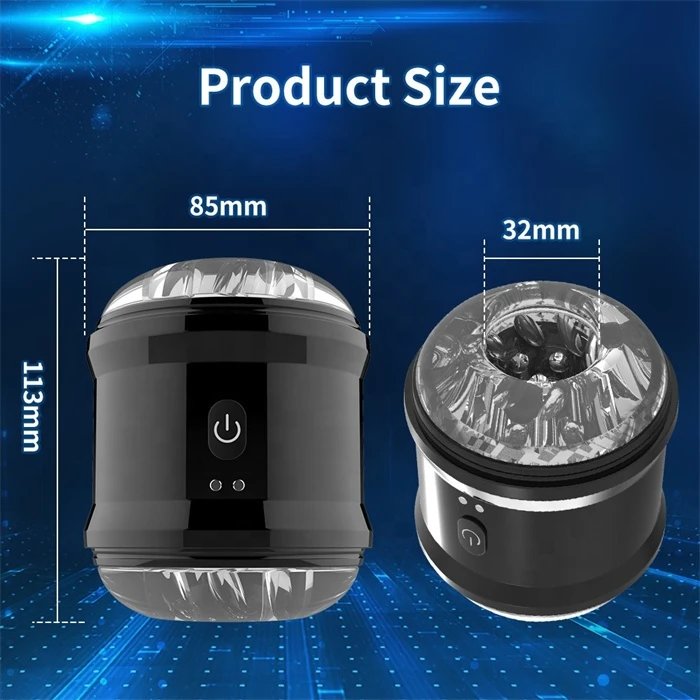 USB Rechargeable Mini Vibrating Masturbator for Men 10 Frequencies Sex Toys for Adult Male Masturbation Cups