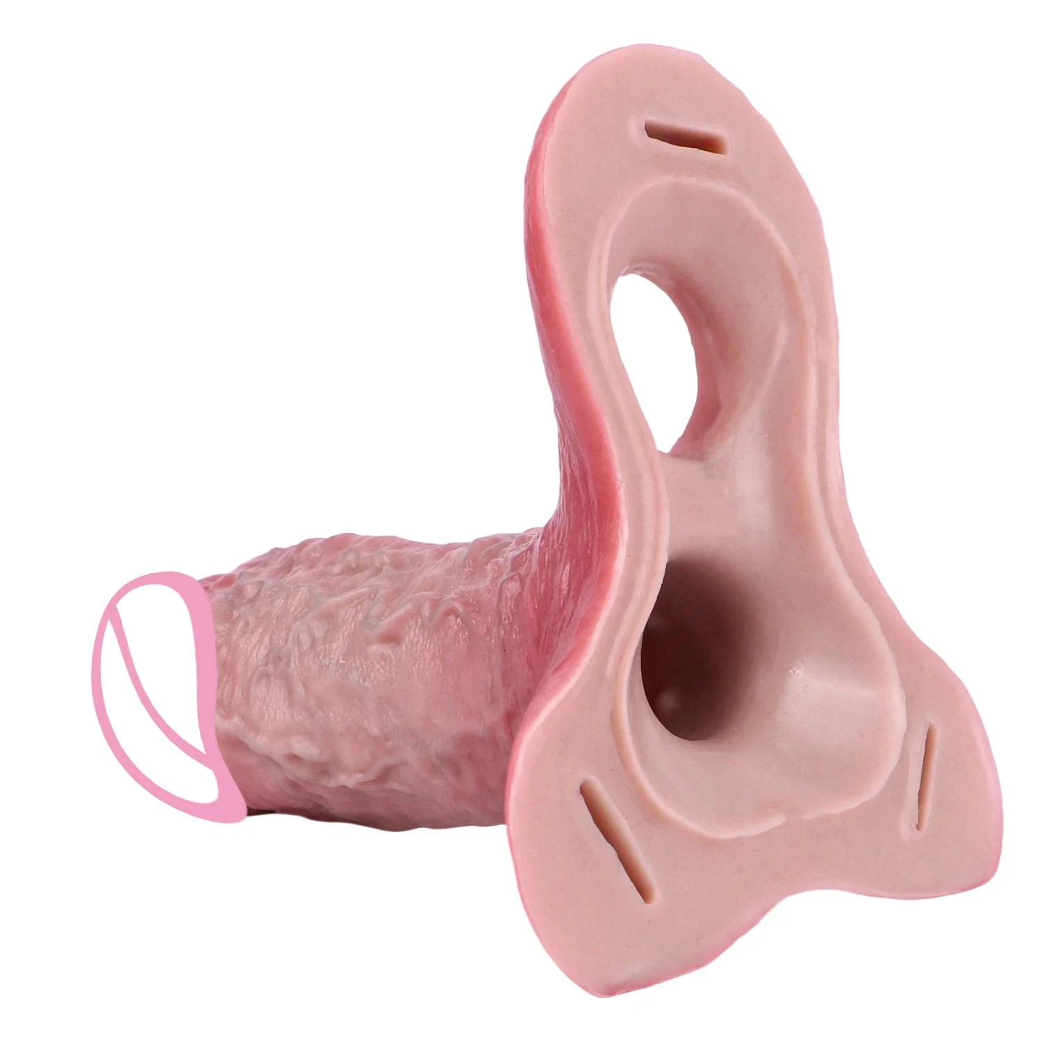 Penis Sleeve Available in Two Sizes Silicone Penis and Sleeve Suitable for Both Men and Women Realistic Sensation
