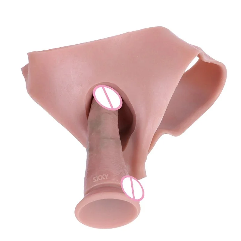 Realistic Strap on Hollow Dildo Realistic Pants Penis Big Dildo for Women Lesbian Adult Sex Toys Wearable Dildo