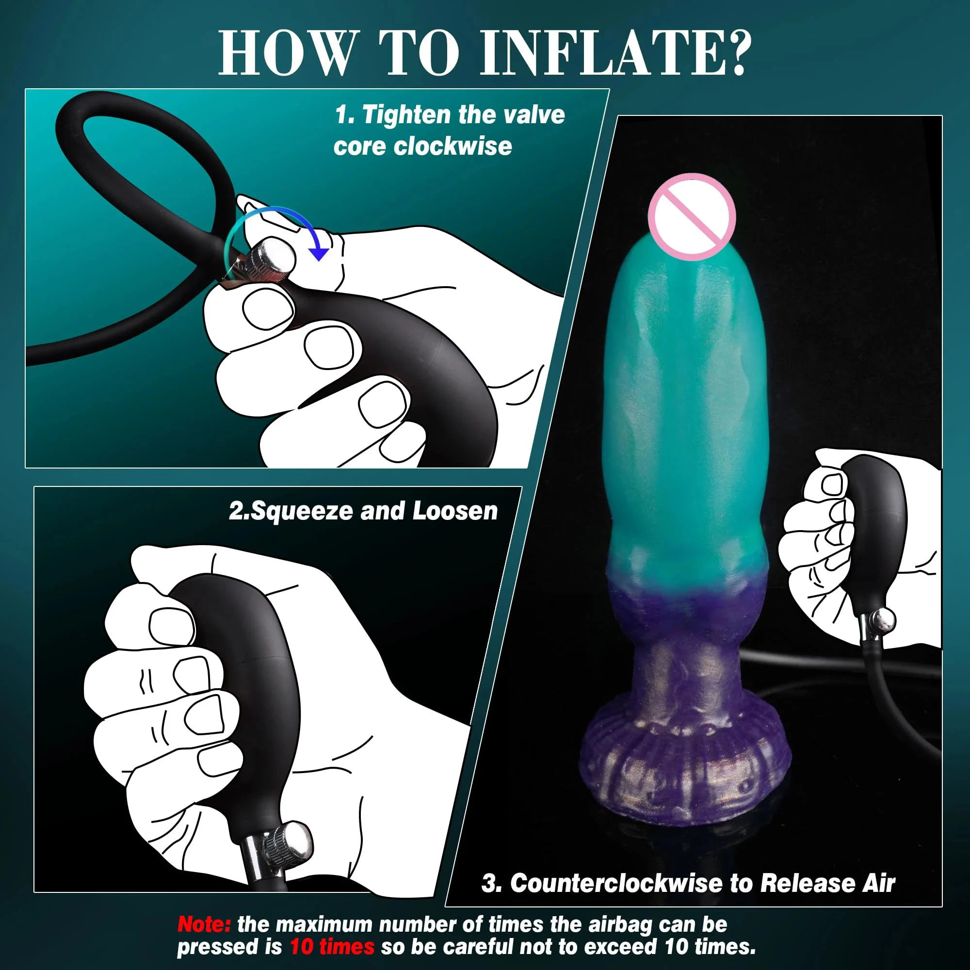 Monster Squirting Fantasy Dog Dildo with 2 Big Knots & Suction Cup Huge Silicone Anal Dildo for Men and Women