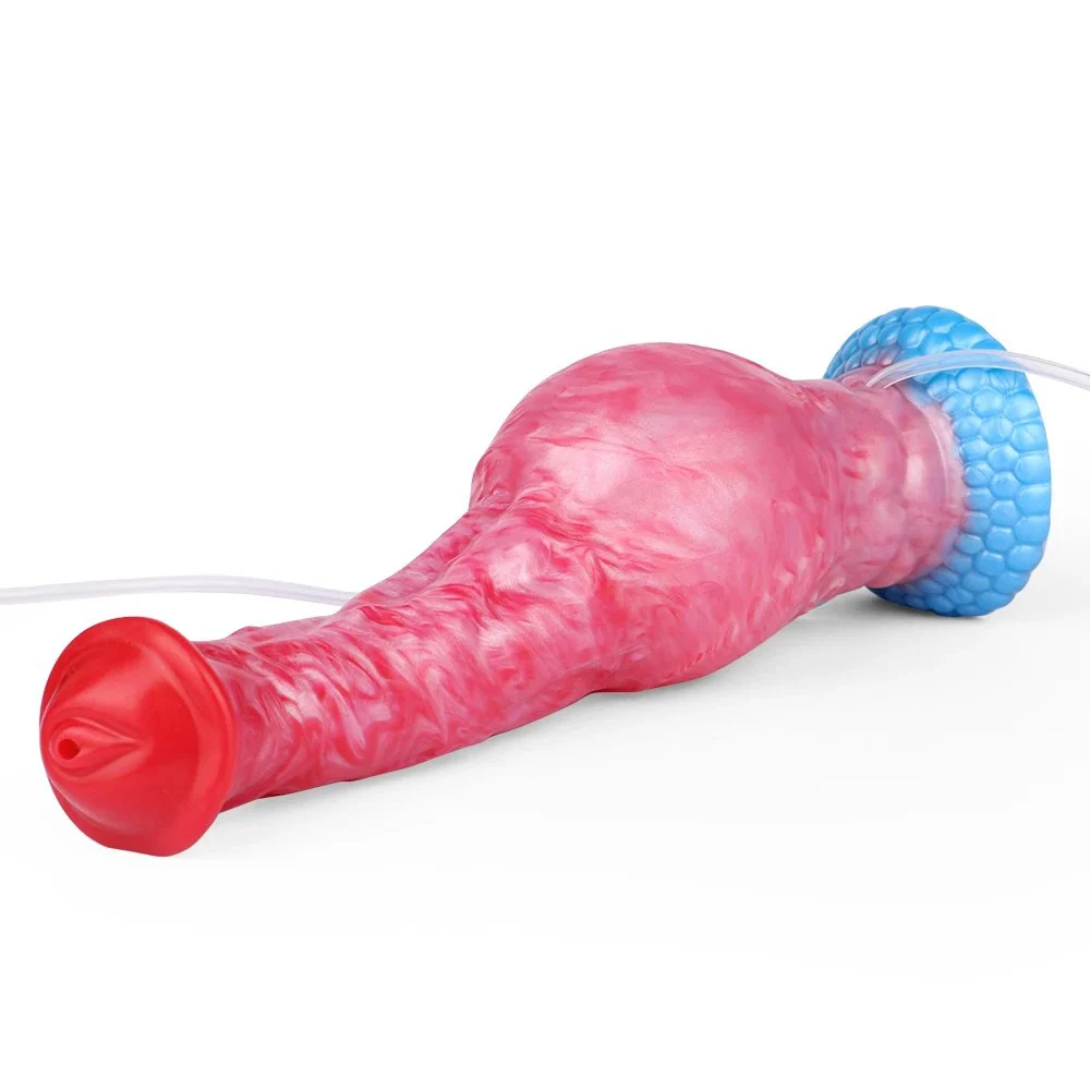 Squirting Dildo Fantasy Monster Giant Dildo Sex Simulation Ejaculation Soft Silicone Dildo Masturbation Adult Sex Toy