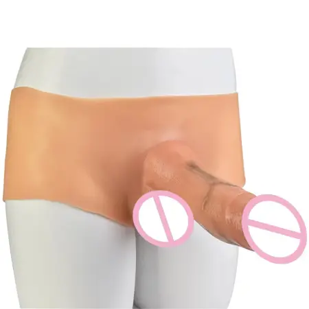 Realistic Penis Form Strap-on Liquid Silicone Penis Pants Ultra Realistic Penis Pants Sex Toys for Women Toys