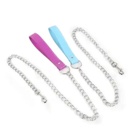 Leather Traction Chain Adult Chain Toy Hook Neck Set Accessories Leather Dog Chain Adult Interest Sex Toys