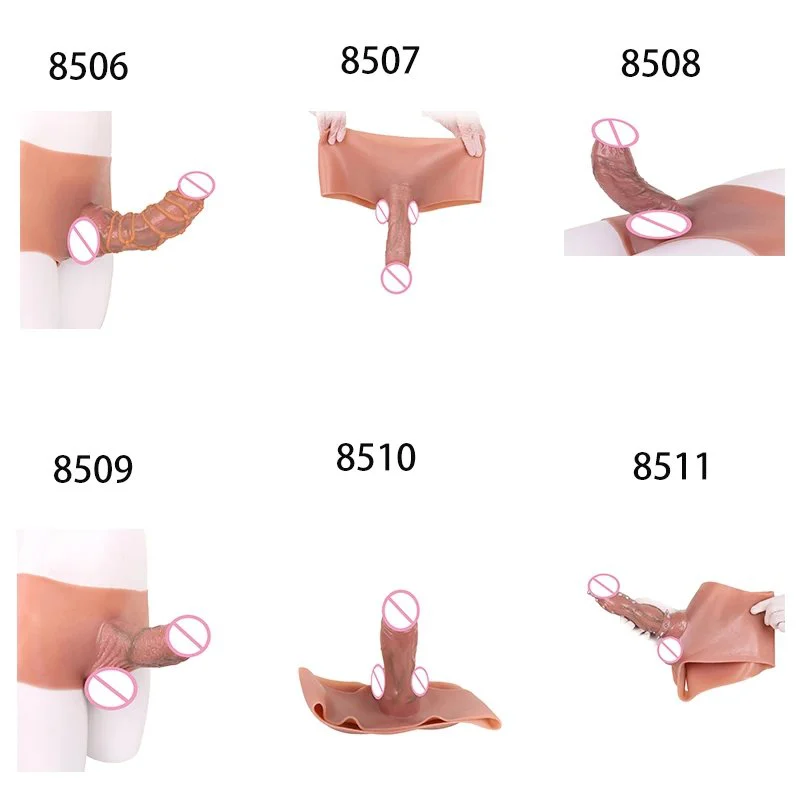 Silicone Super Realistic Hollow Dildo Wearing Pants Realistic Dildo Pants Adult Game Sex Toy