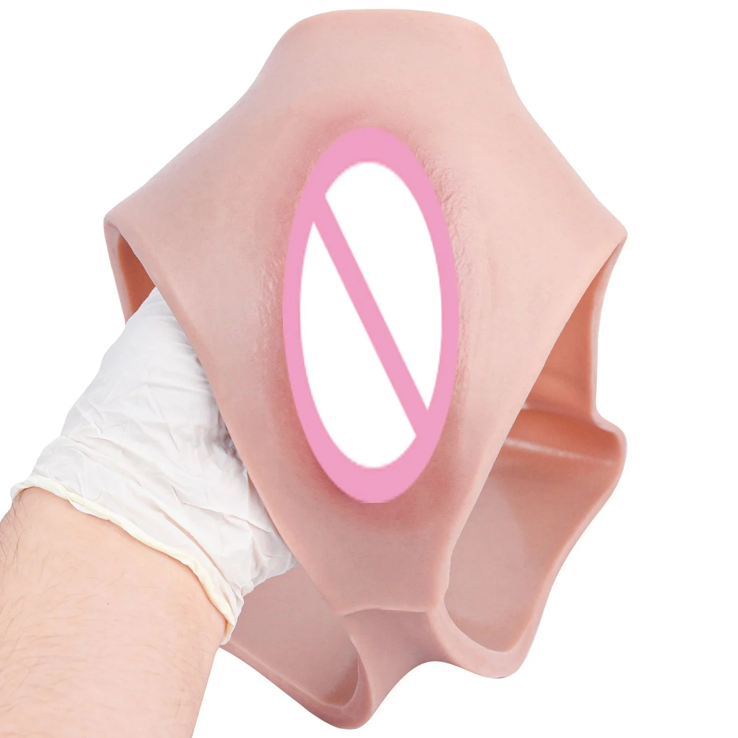 Silicone Men's Hiding Gaff Cross-Dressing Underwear Wearable Penetratable Vagina Panty Thongs Men's Briefs Sex Toys Sissy