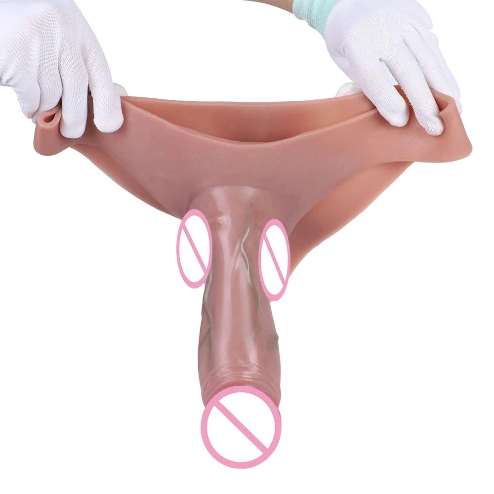 Silicone Realistic Penis Hollow Dildo Strap on Sex Dildos Pants for Man Lesbian Wearable Adult Vagina Masturbation Sex Toy