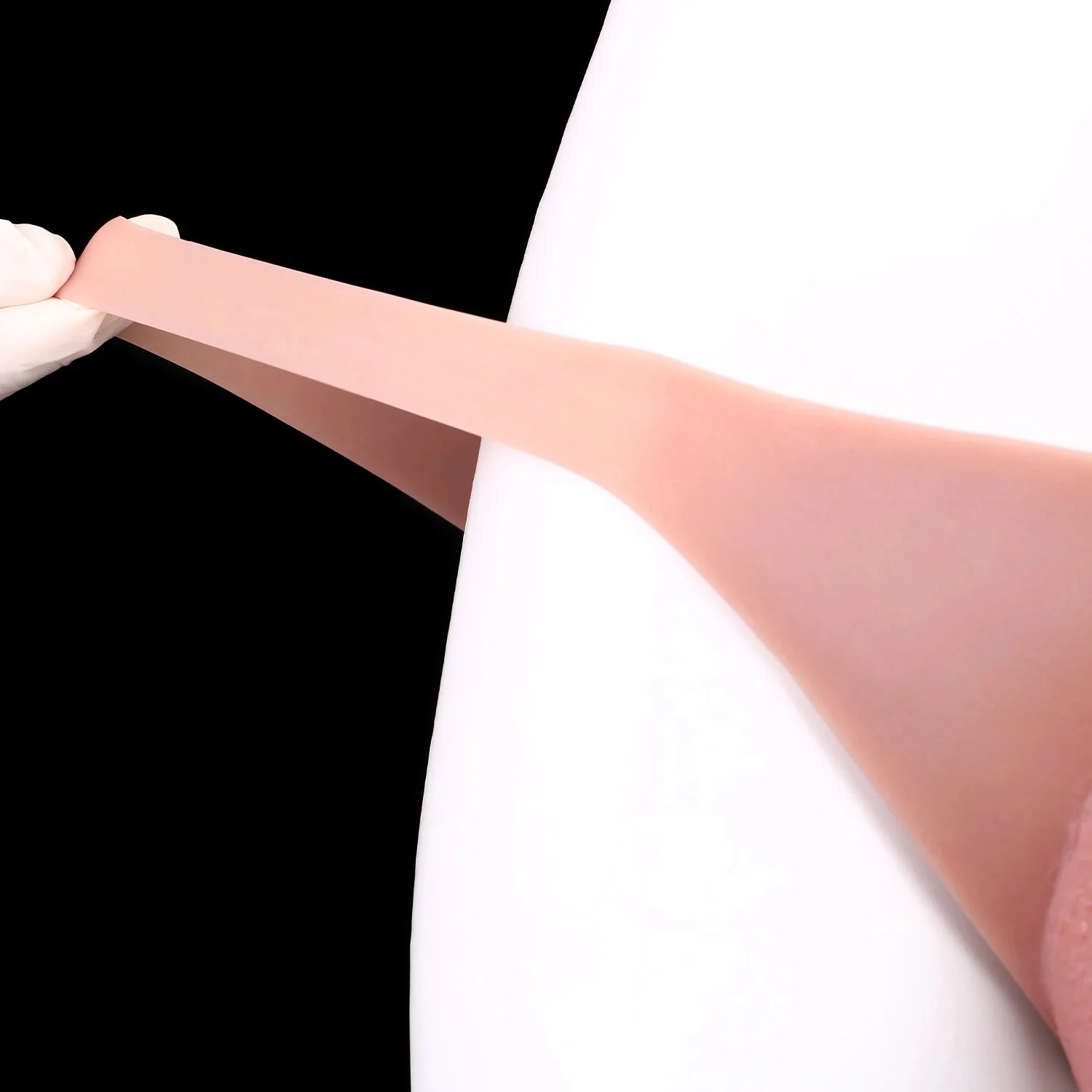 Silicone Strap on Dildo Hollow Extender for Men Delay Ejaculation Reusable Wearable Condom for Couple Strap on Penis Sleeve